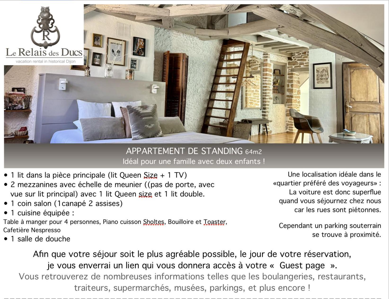 Le Relais Des Ducs : Centre Historique Dijon Apartment Екстериор снимка